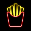 super neony neon led frytki