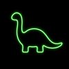 super neony neon led dinozaur
