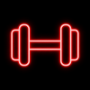 super neony neon led hantla