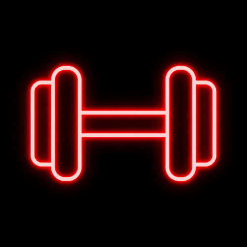 super neony neon led hantla