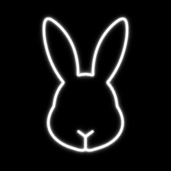 super neony neon led królik