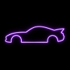 super neony neon led sportowa fura sportowe auto