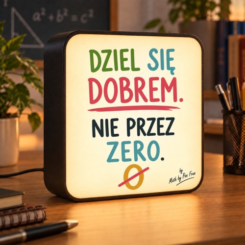 LUMIBOX dekoracyjny, pomysł na prezent, lampka dekoracyjna led z własnym wzorem zdjęciem napisem