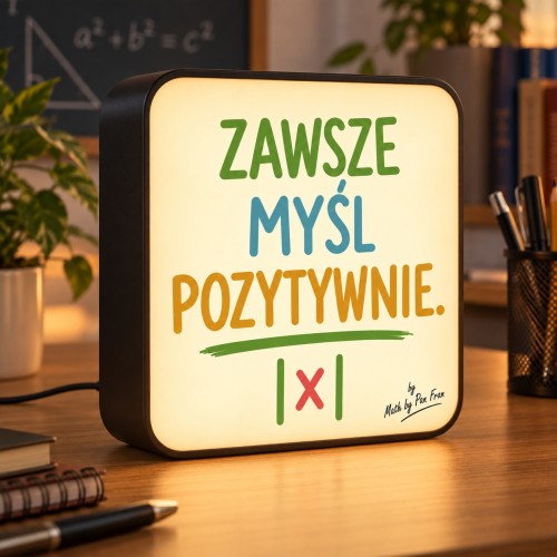 LUMIBOX dekoracyjny, pomysł na prezent, lampka dekoracyjna led z własnym wzorem zdjęciem napisem