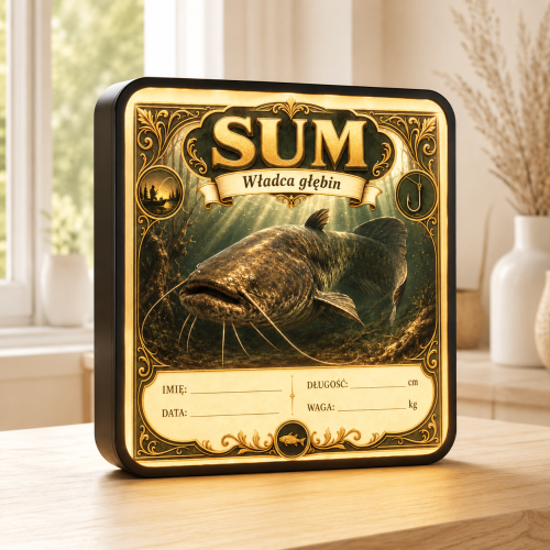 LUMIBOX dekoracyjny, pomysł na prezent, lampka dekoracyjna led z własnym wzorem zdjęciem napisem