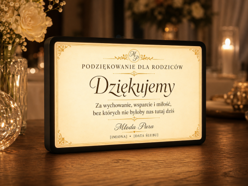 LUMIBOX dekoracyjny, pomysł na prezent, lampka dekoracyjna led z własnym wzorem zdjęciem napisem