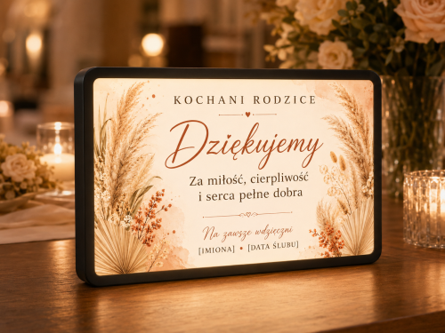 LUMIBOX dekoracyjny, pomysł na prezent, lampka dekoracyjna led z własnym wzorem zdjęciem napisem