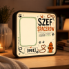 LUMIBOX dekoracyjny, pomysł na prezent, lampka dekoracyjna led z własnym wzorem zdjęciem napisem