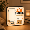 LUMIBOX dekoracyjny, pomysł na prezent, lampka dekoracyjna led z własnym wzorem zdjęciem napisem