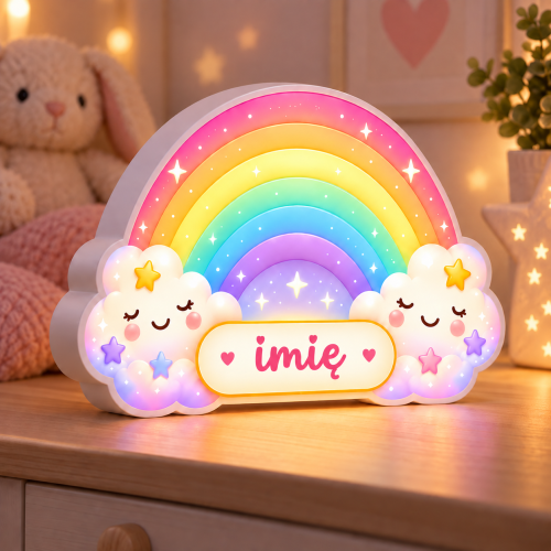 LUMIBOX dekoracyjny, pomysł na prezent, lampka dekoracyjna led z własnym wzorem zdjęciem napisem