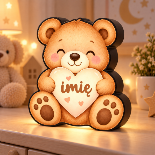 LUMIBOX dekoracyjny, pomysł na prezent, lampka dekoracyjna led z własnym wzorem zdjęciem napisem